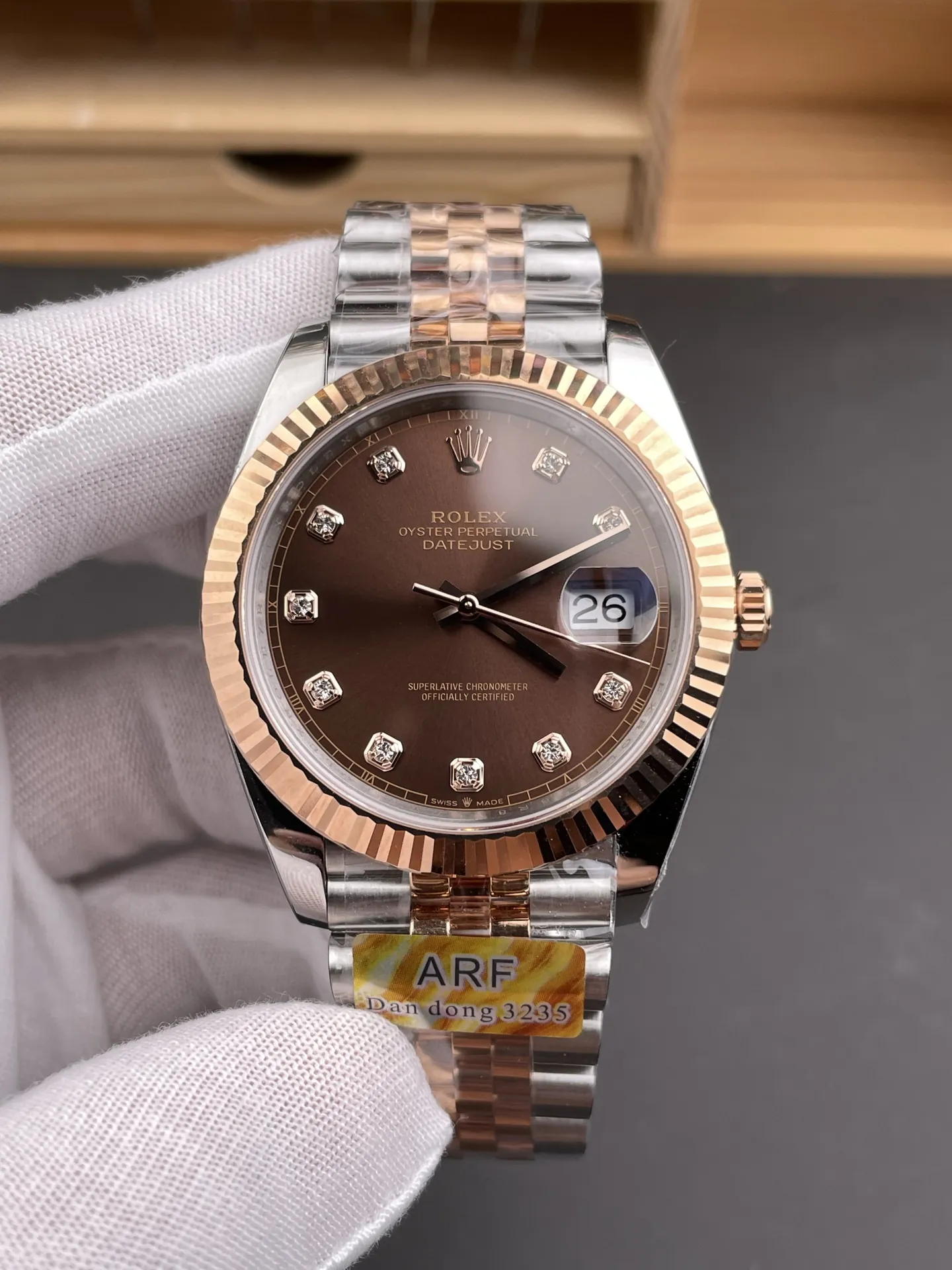 Rolex Datejust Rose Gold 41mm