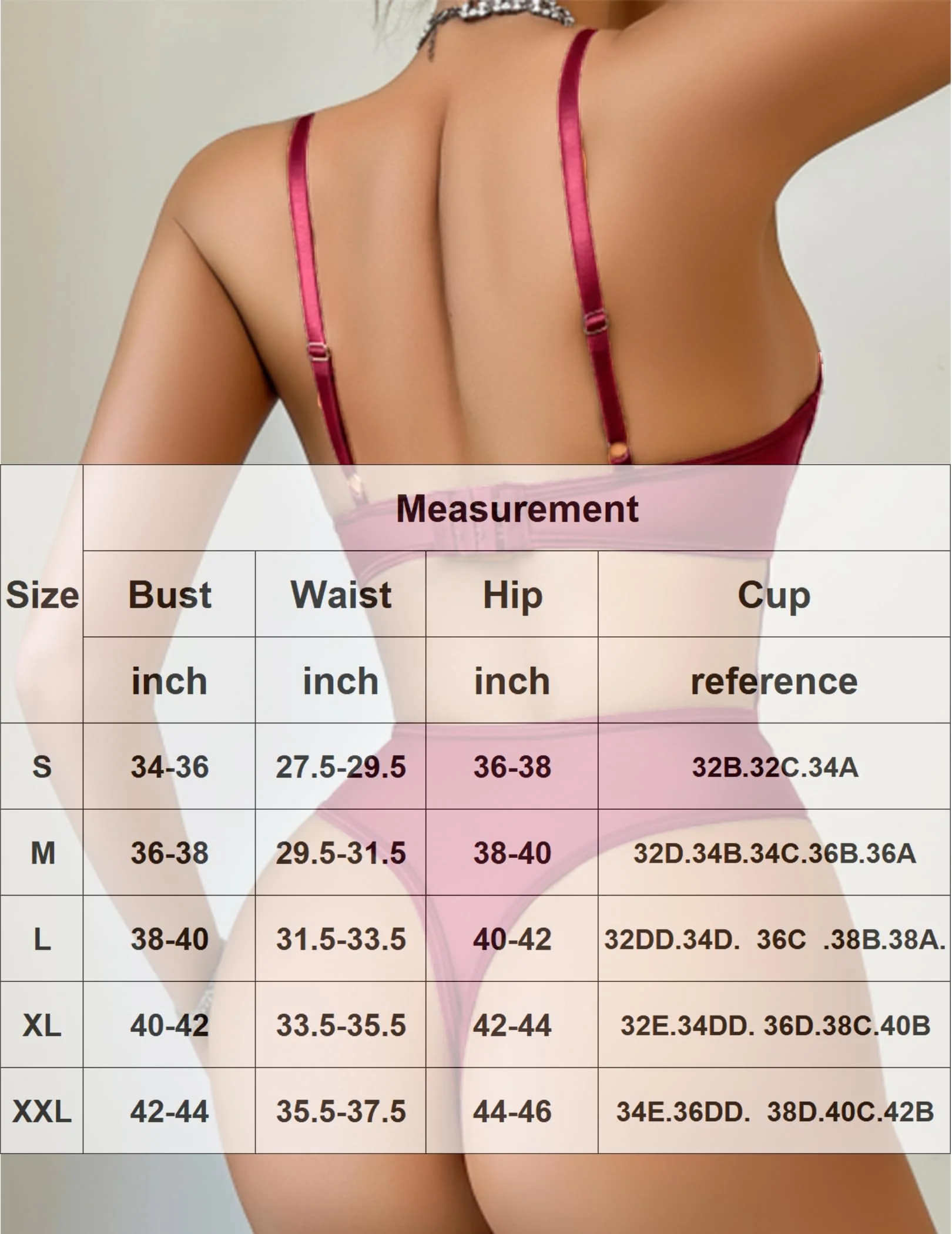 Avidlove Sexy Lingerie for Women Deep V Lace Teddy Lingerie Snap Crotch Bodysuit Cut Out One Piece Babydoll （ Deep Red, S