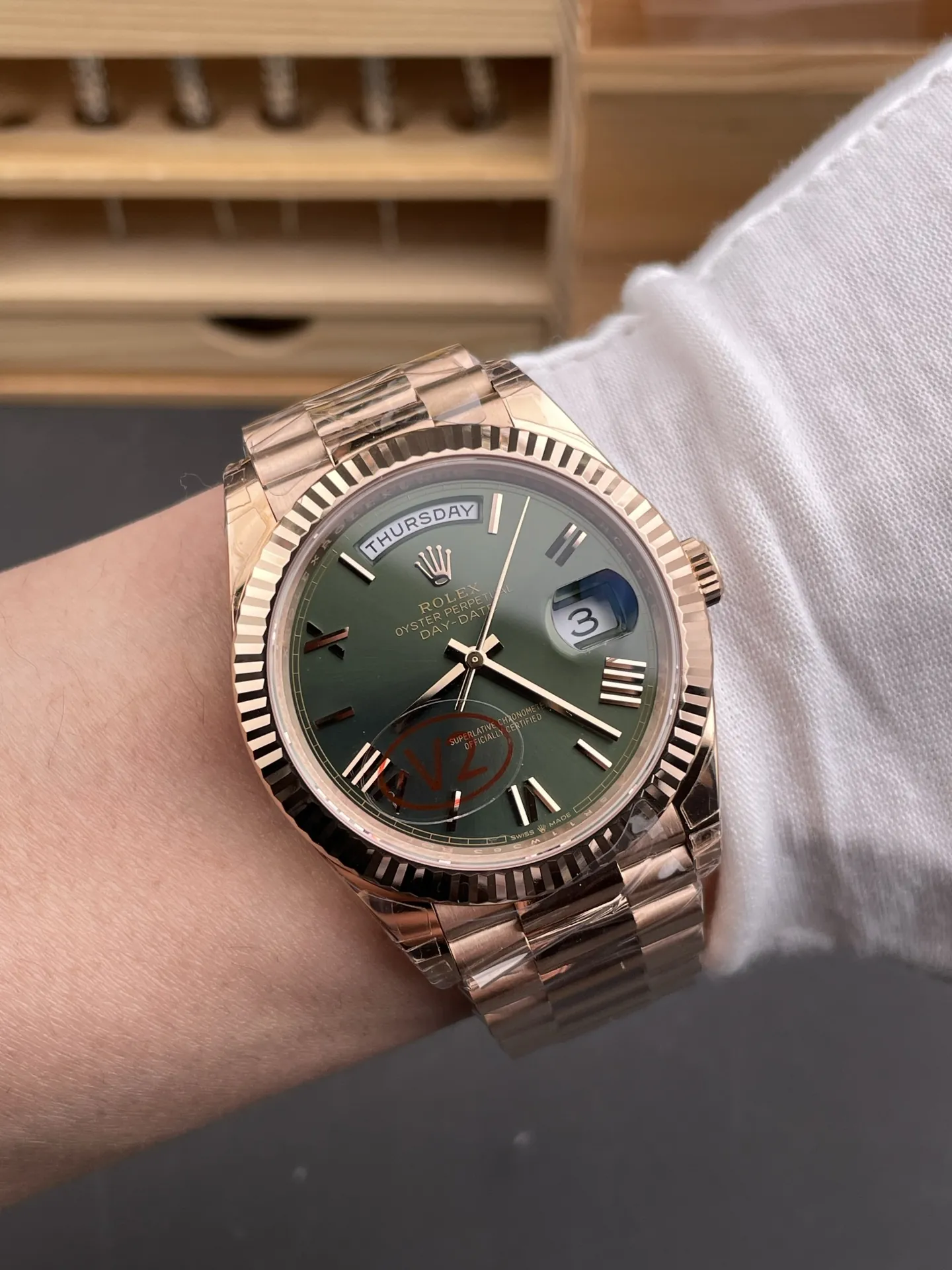 Rolex Day-Date Olive Green 40mm