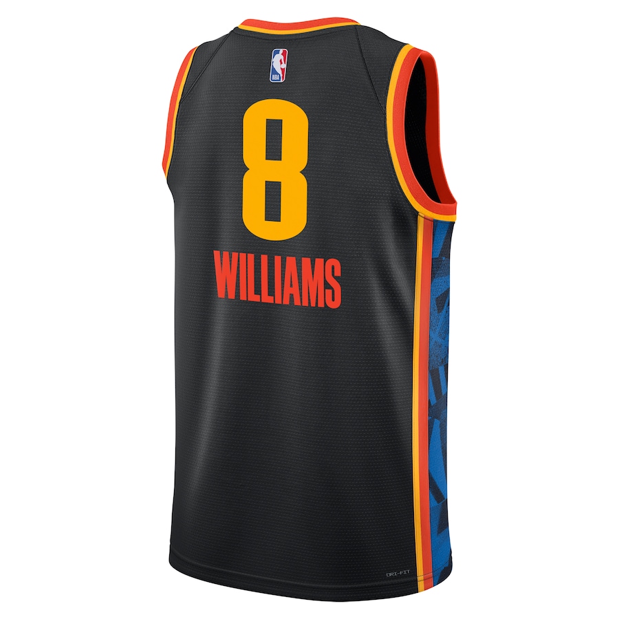 Unisex Oklahoma City Thunder 2024/25 Embroidered Swingman Jersey City Edition