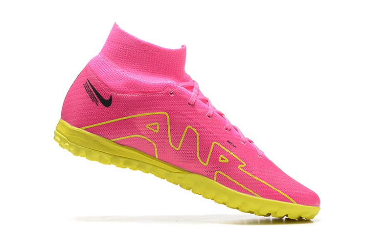 Assassin 15th generation high-top fully knitted waterproof MD air cushion grass spike football shoes