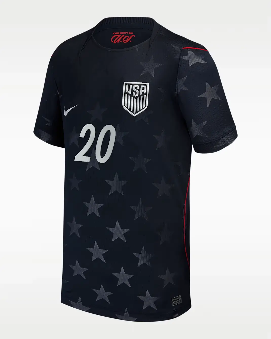 Folarin Balogun #20 USMNT USA Away Soccer Jersey 2026