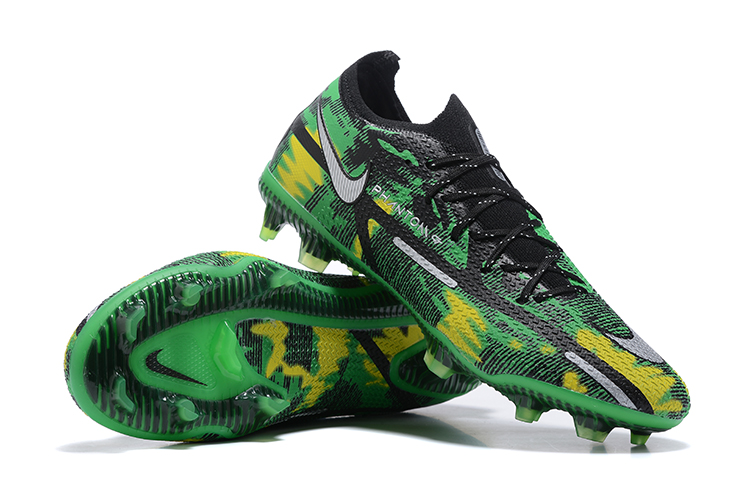 Shock Wave series Nike low-top Phantom GT2 waterproof Recharge all-knit FG football shoes Nike Phantom GT2 Elite FG