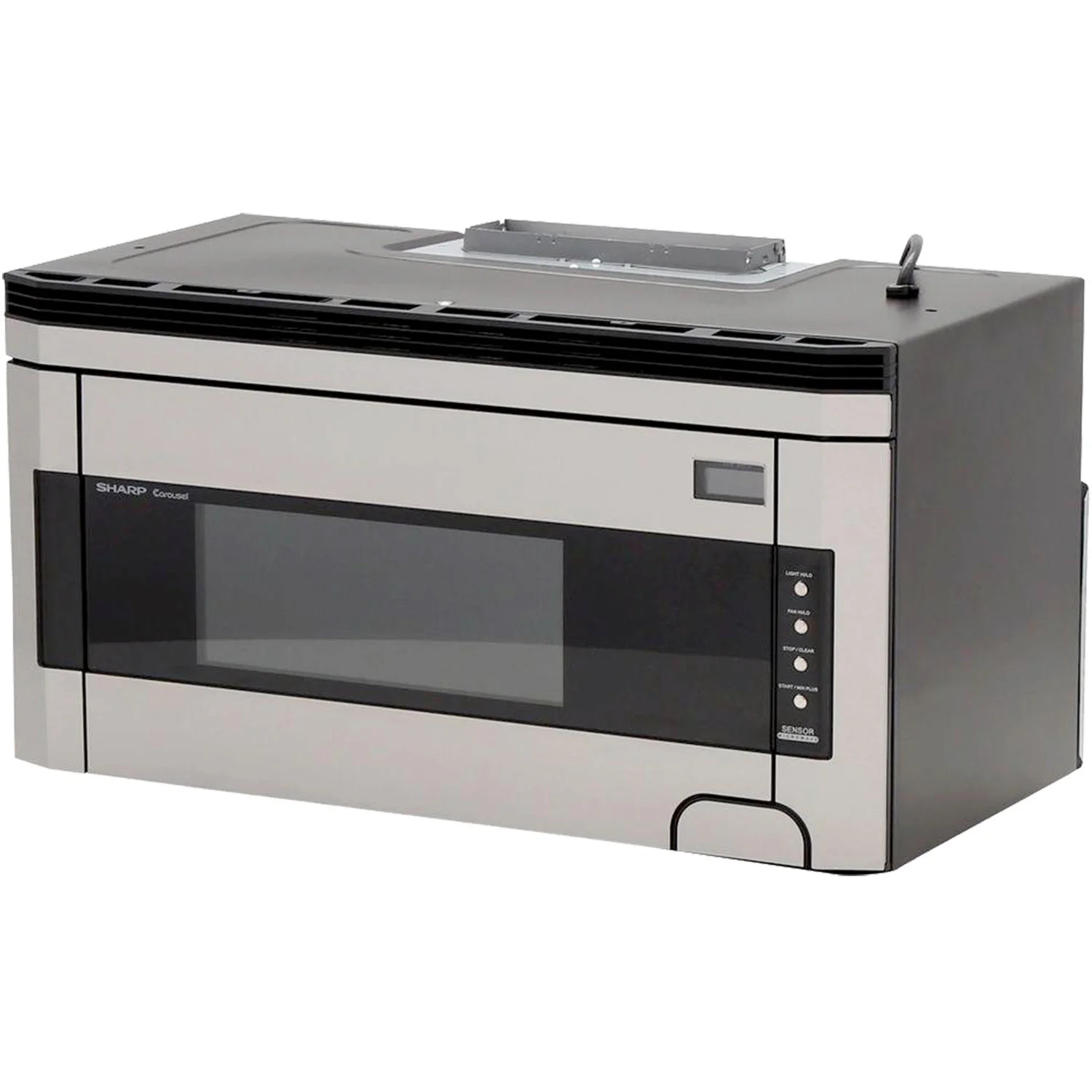 Sharp 1.5 Cu. Ft. 1000W Over-the-Range Microwave Oven with Concealed Control Panel in Stainless Steel