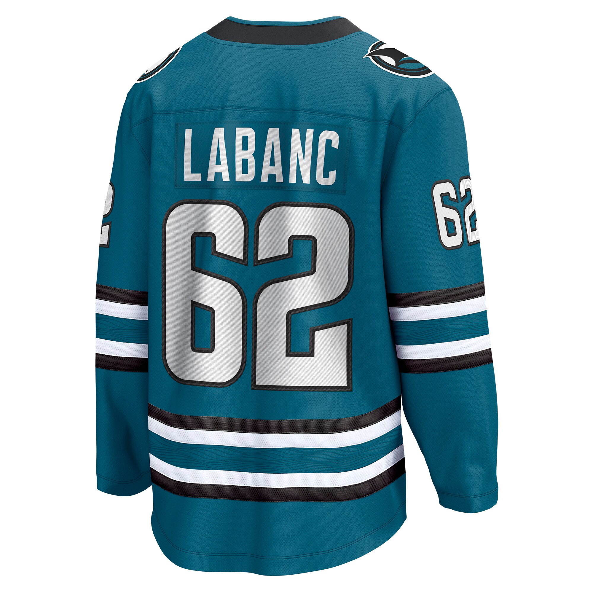 Kevin Labanc San Jose Sharks Fanatics Home Breakaway   Jersey – Teal