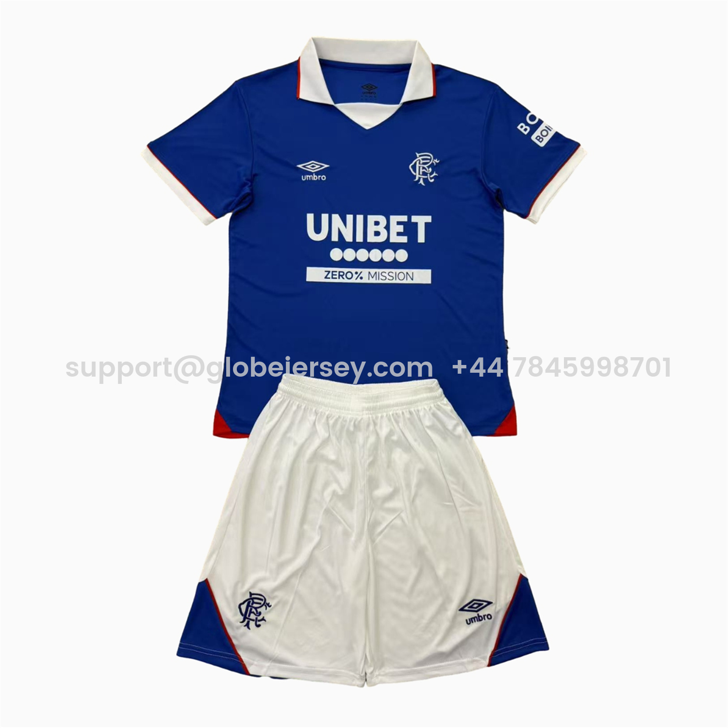 Glasgow Rangers 25-26 Home Men's Adult Jersey Set - Fans Version