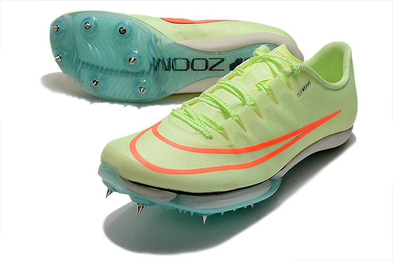 Knitted air cushion maxfly avocado color men's and women's sprint spikes Su Bingtian 9''83 Asian record