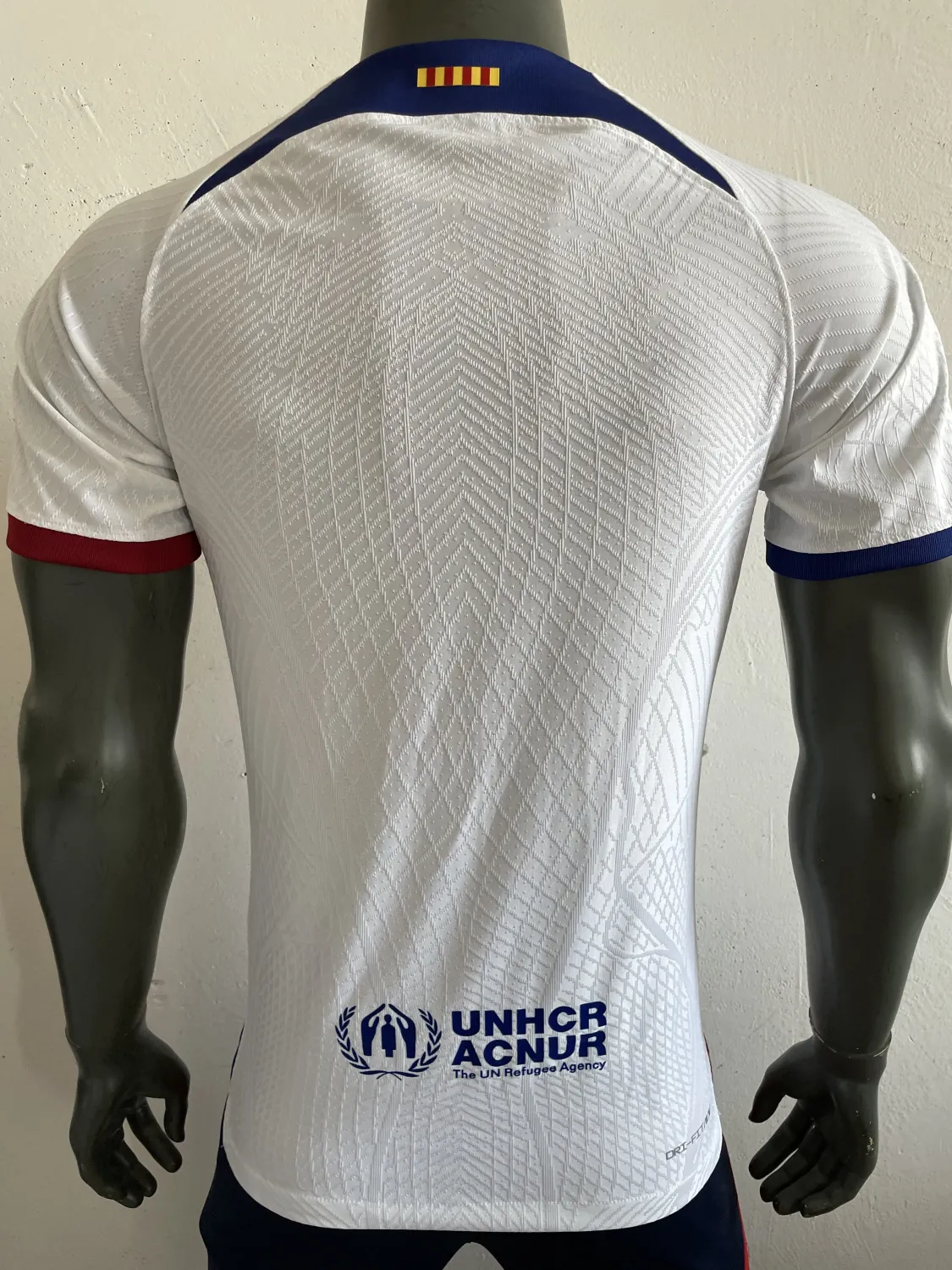 2023/24 Barcelona training white player jersey