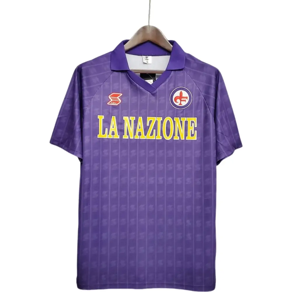 1989/1990 Fiorentina home retro jersey 1:1 Thai quality