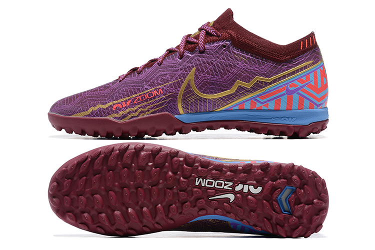 Assassin 15th generation low-top fully knitted waterproof MD air cushion grass spike football shoes