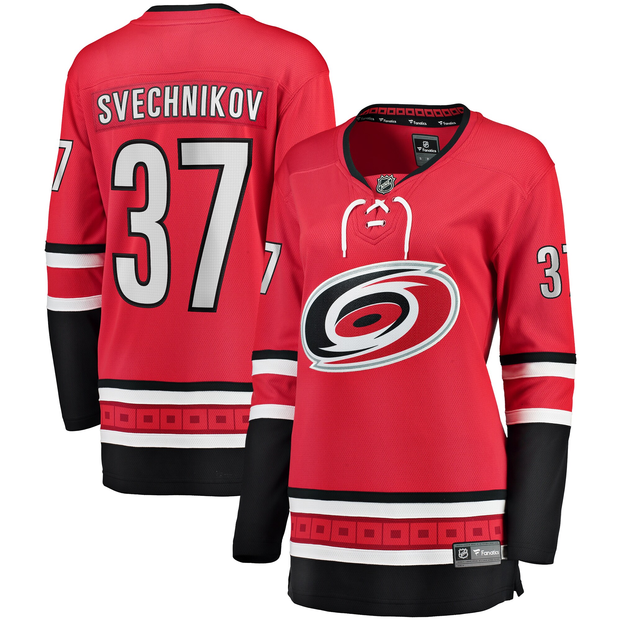 Andrei Svechnikov Carolina Hurricanes Fanatics Women’s Alternate Breakaway   Jersey – Red