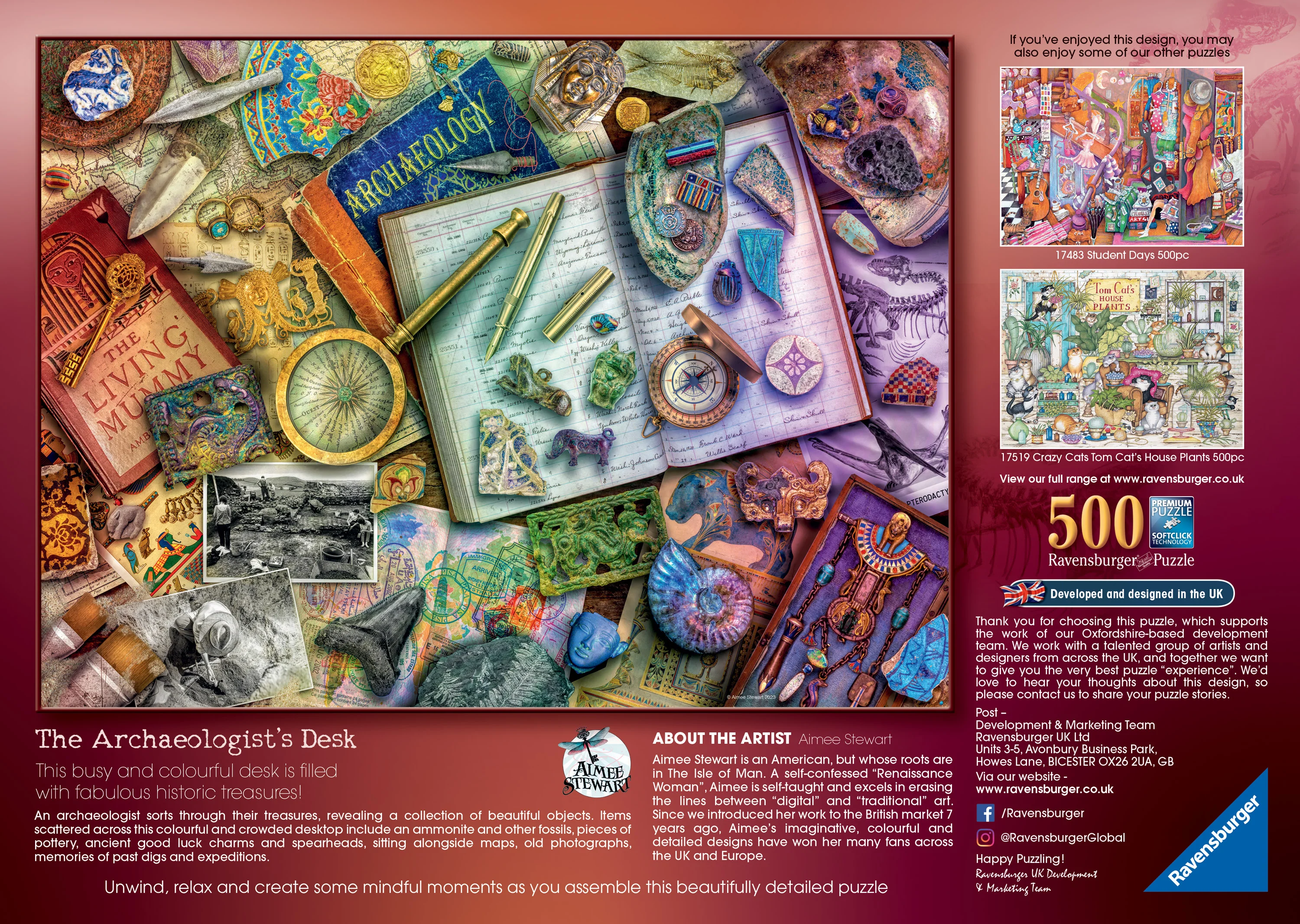 Archaeology by Aimee Stewart – 500 Piece Jigsaw Puzzle (Ravensburger)