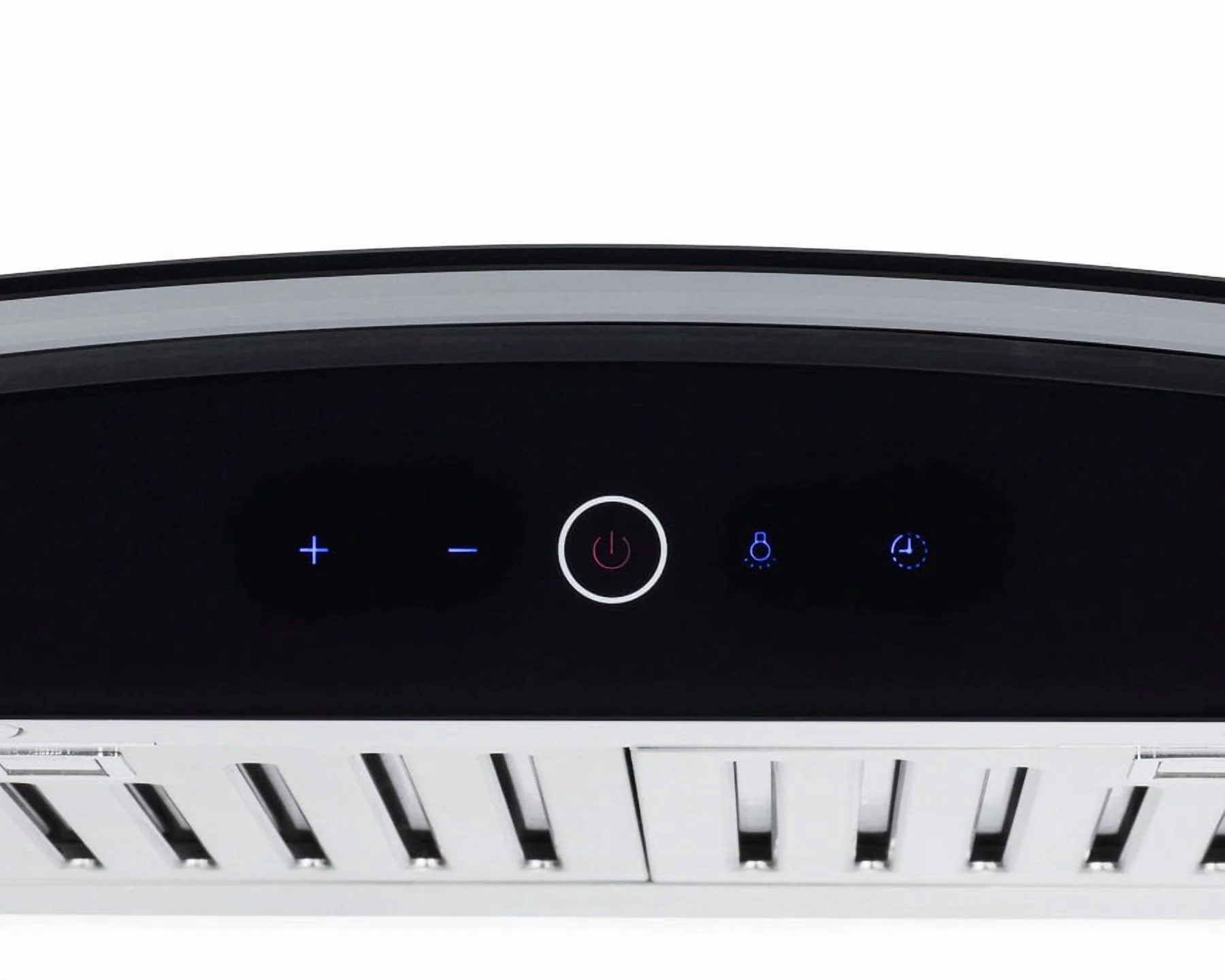 Hauslane|Chef Series WM-639 30-inch Wall Mounted Range Hood | Contemporary Design Professional Suction | Dishwasher Safe Baffle Filters, 3 Speed Settings, Touch Control Panel