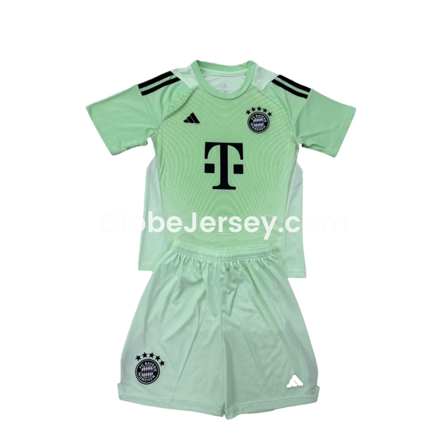 Bayern Munich 25-26 Green Goalkeeper Men's Adult Jersey Set - Fans Version