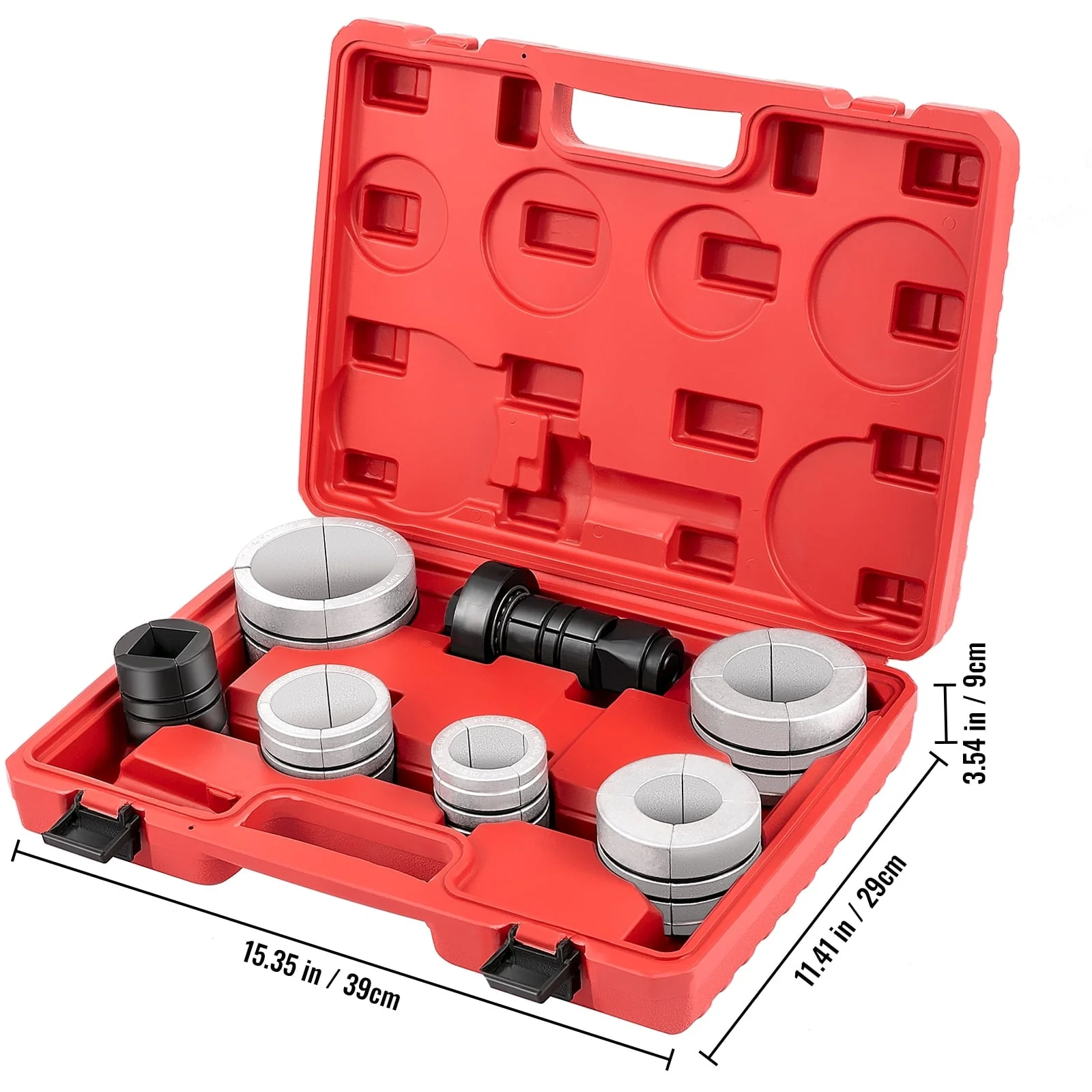 VEVOR Exhaust Pipe Expander Stretcher Tool Set, 1-5/8 to 4-1/4 Inches Pipe Stretcher Kit with Storage Case