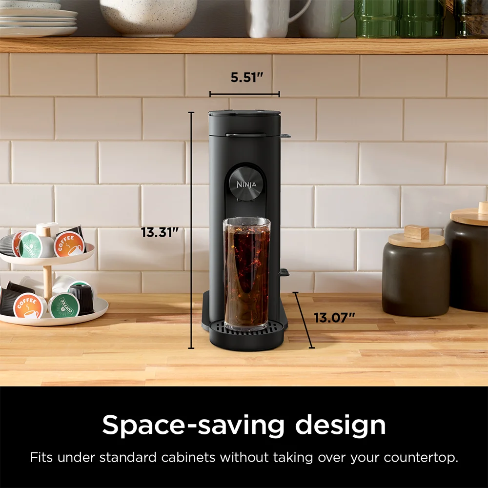 Ninja Single-Serve Pods & Grounds Hot and Iced Coffee Brewer with Rapid Cold Brew