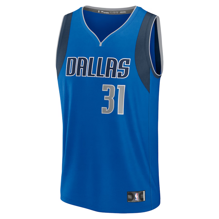 Dallas Mavericks Klay Thompson Fanatics Blue Fast Break jersey