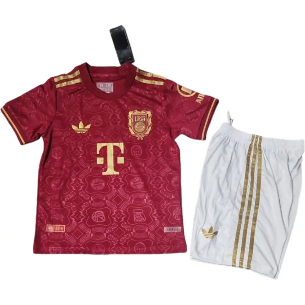 2025-26 FC Bayern 125th Anniversary Edition Children's Jersey - Fan Edition
