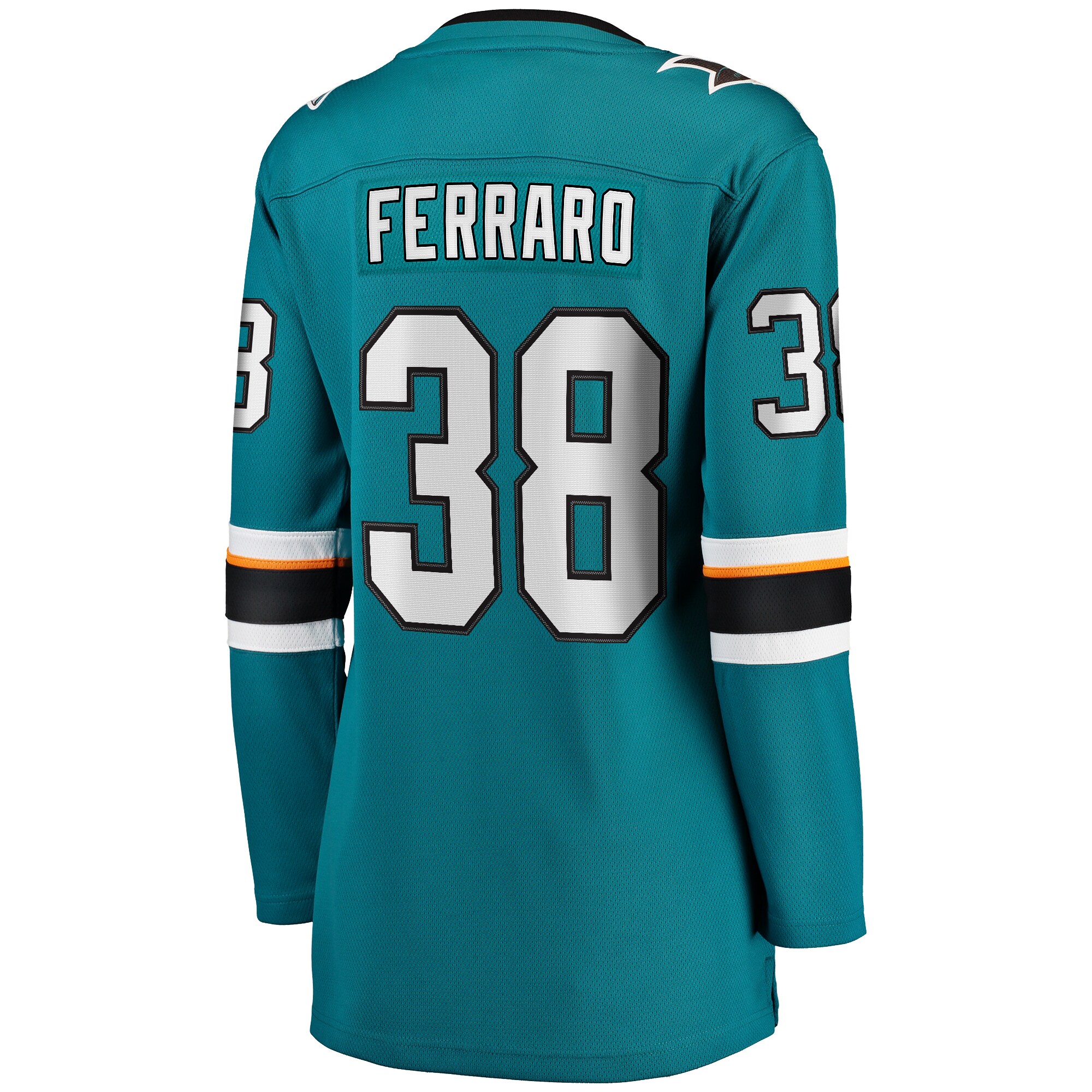 Mario Ferraro San Jose Sharks Fanatics Women’s Home Breakaway   Jersey – Teal