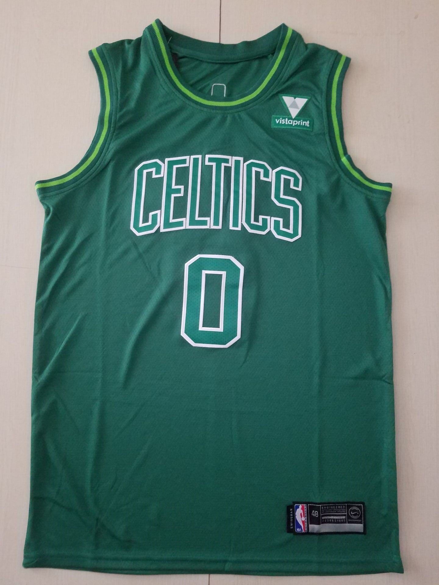Men's Boston Celtics Jayson Tatum #0 Green Swingman  Jersey