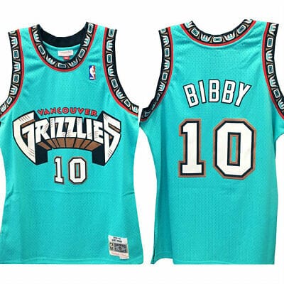 Mike Bibby Memphis Grizzlies Vancouver Throwback Jersey