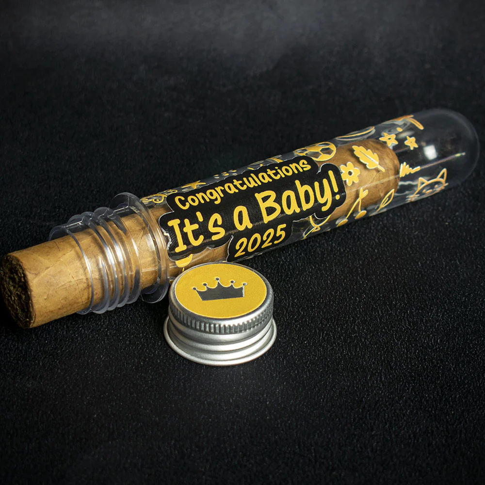 Its a Baby Celebration Cigar Gift Tube + Smoke-King Robusto