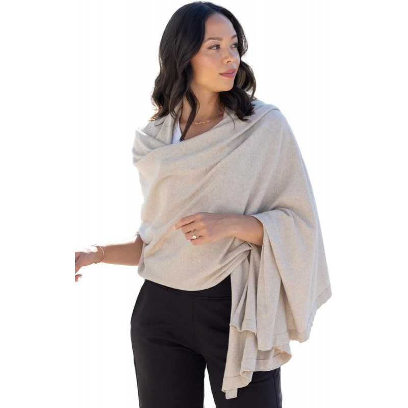 Travel Scarf, Wrap and Shawl for Women, Organic Cotton