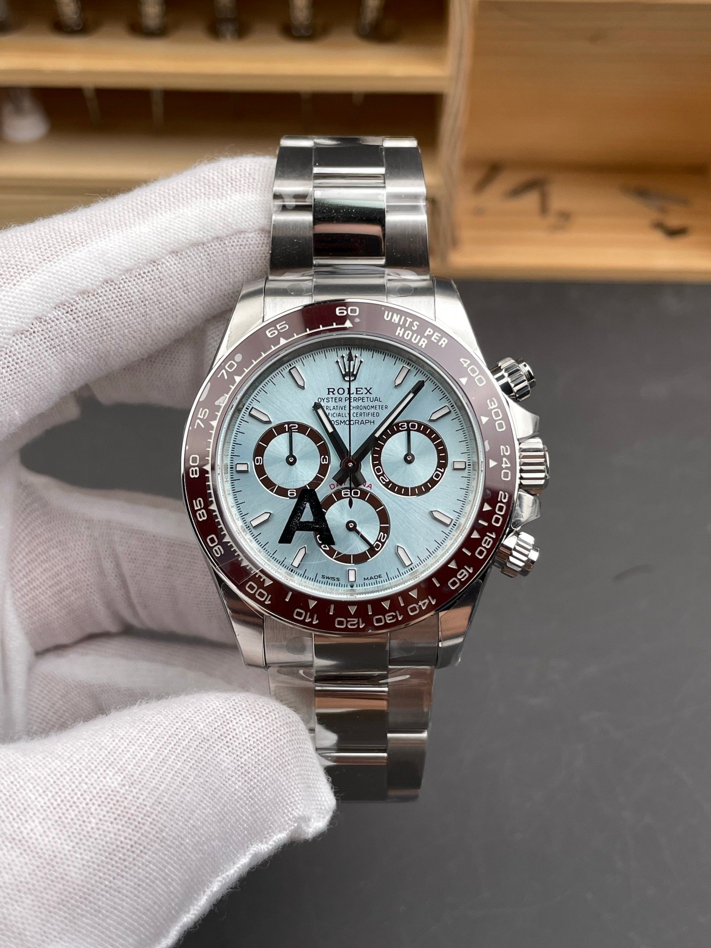 Rolex Daytona Ice Blue Baton V3