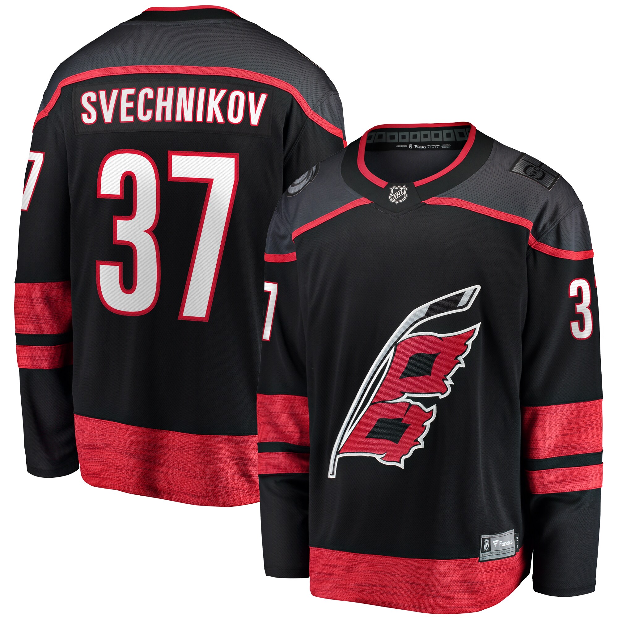 Andrei Svechnikov Carolina Hurricanes Fanatics Home Breakaway Jersey – Black