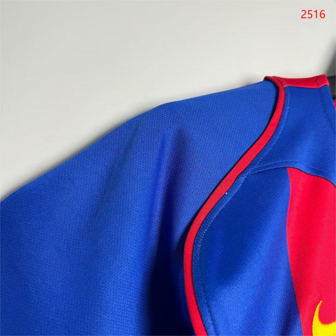2004/05 Barcelona Home Retro Jersey 1:1 Thai Quality