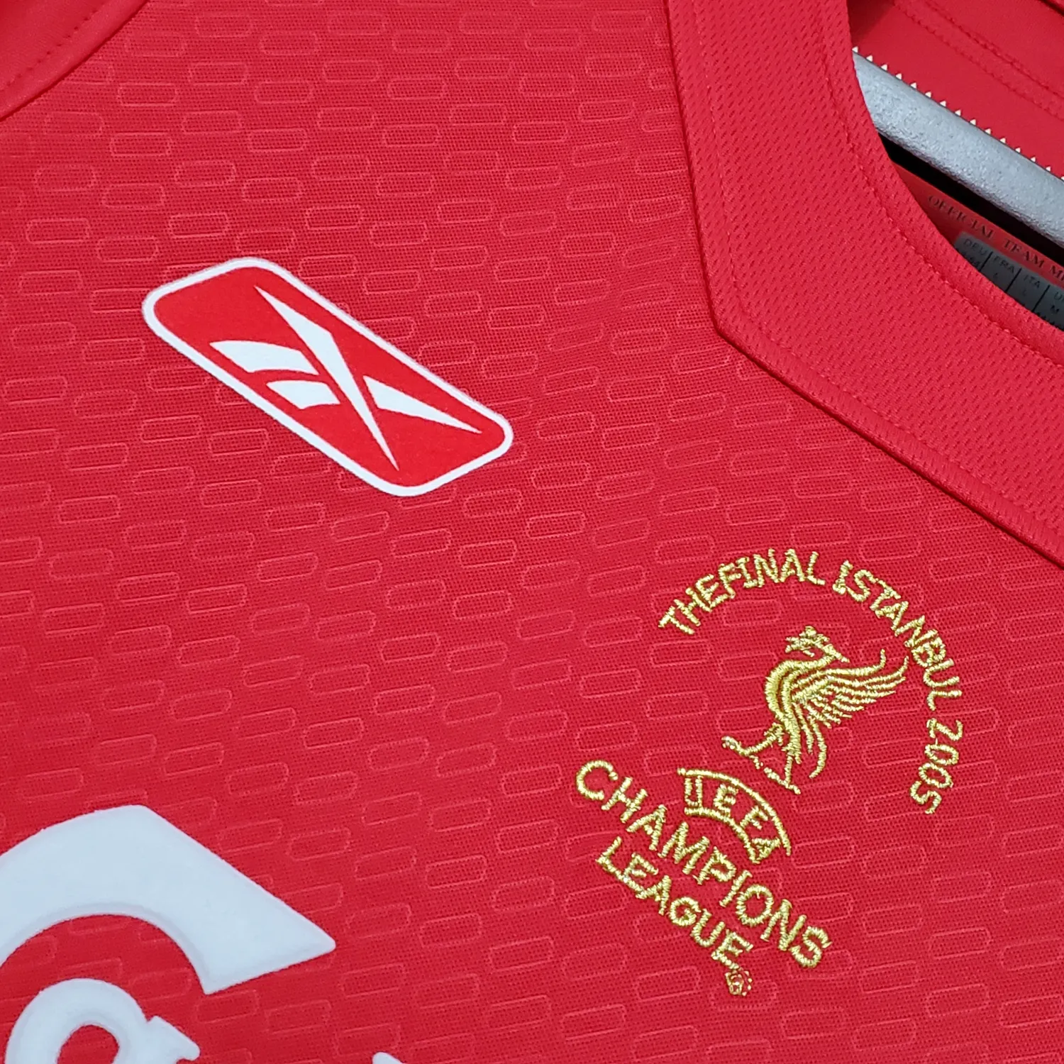 2005 Liverpool home Champions League retro jersey - Fans Edition