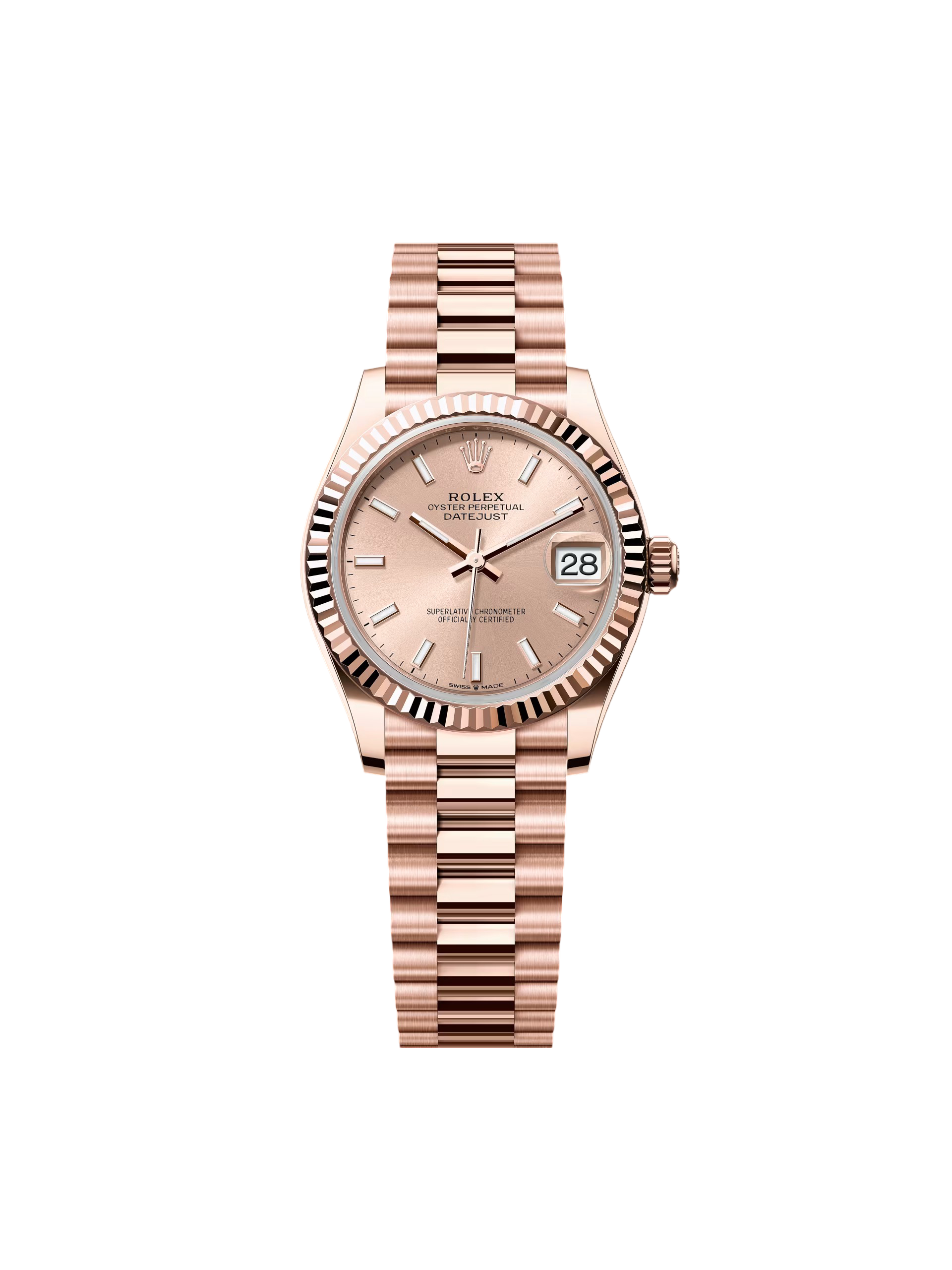 【Super Clone】RLX Datejust m278275-0037 Rose Dial 31mm