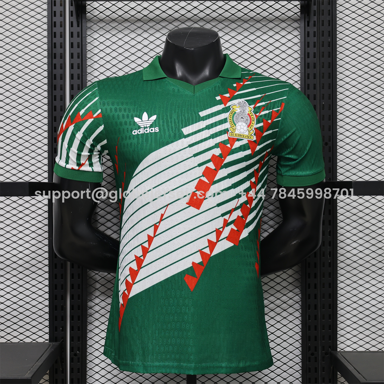 Mexico 2026 Red-White Stripes Green Special Jersey - Player Version