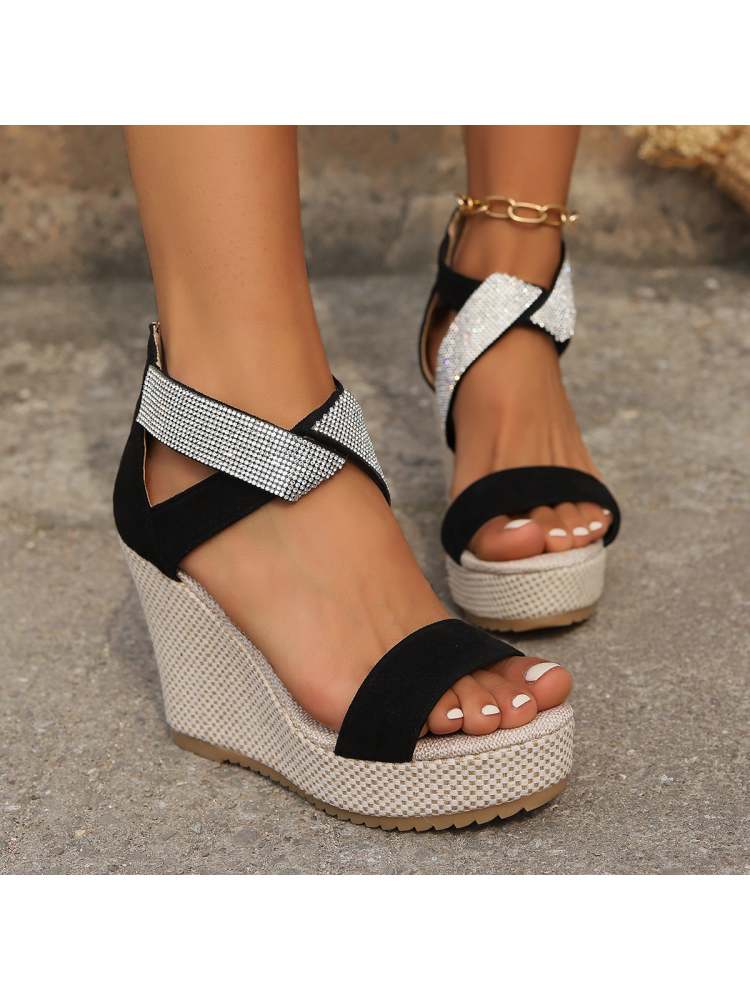 Patchwork Splints Captivating Wedges & Platform