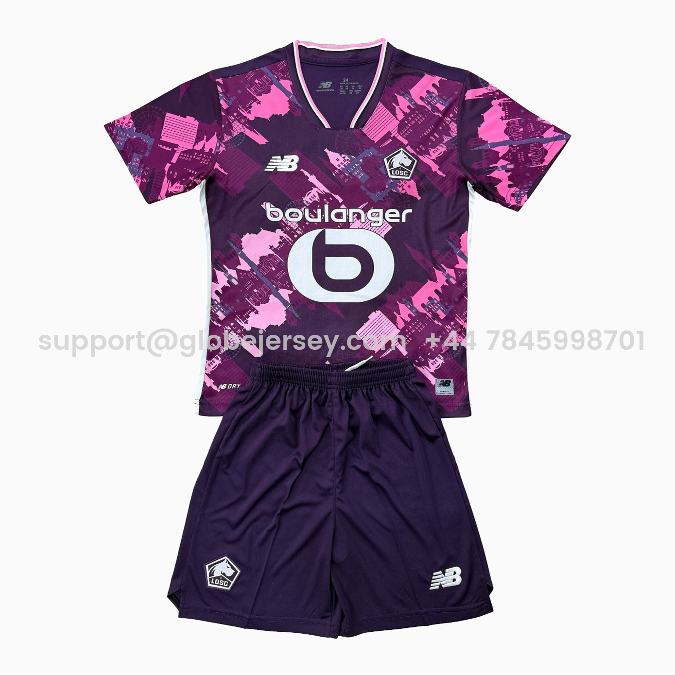 Lille 25-26 Fourth Men's Adult Jersey Set - Fans Version