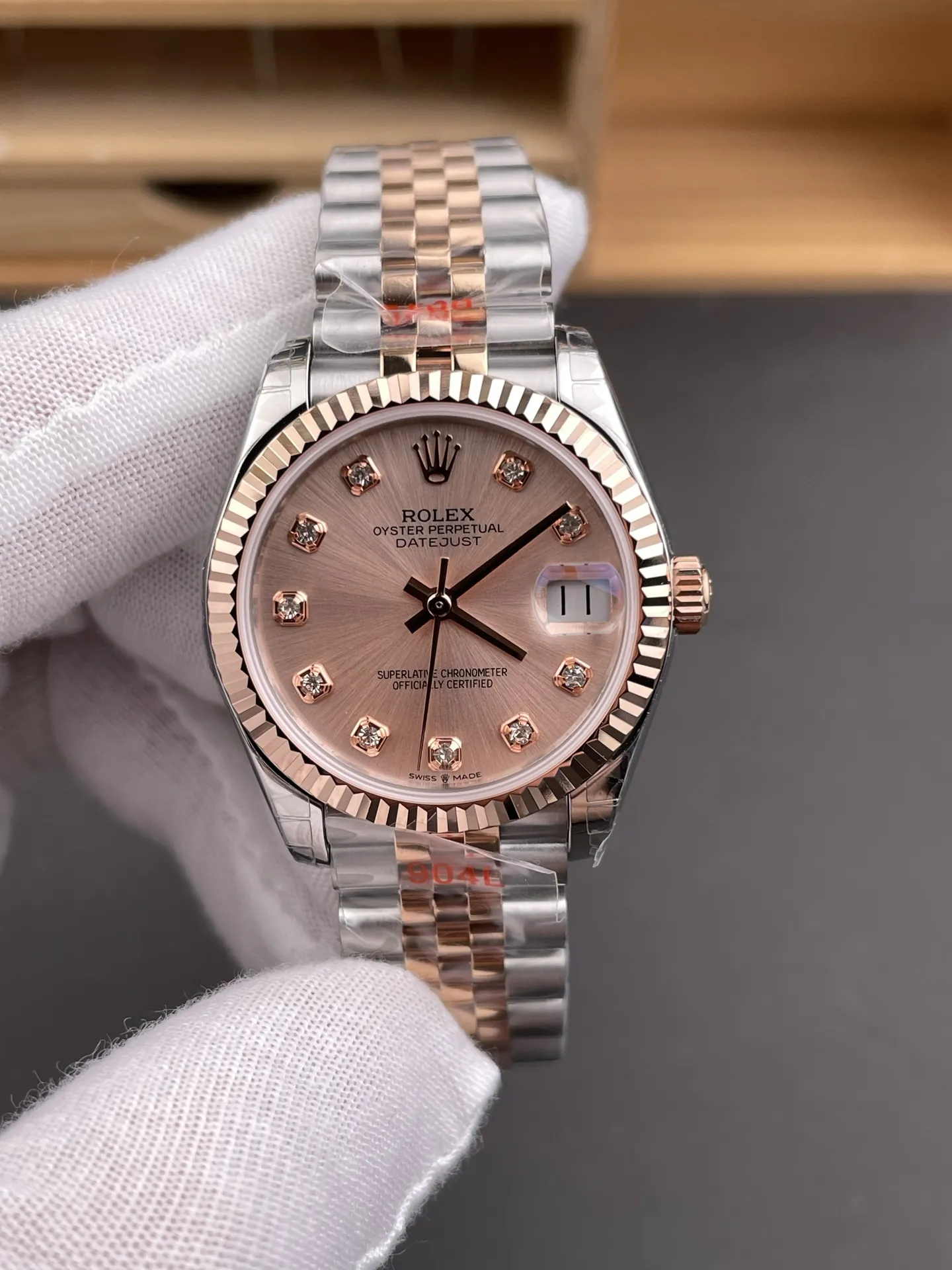 Rolex Datejust Rose Gold Ladies 31mm