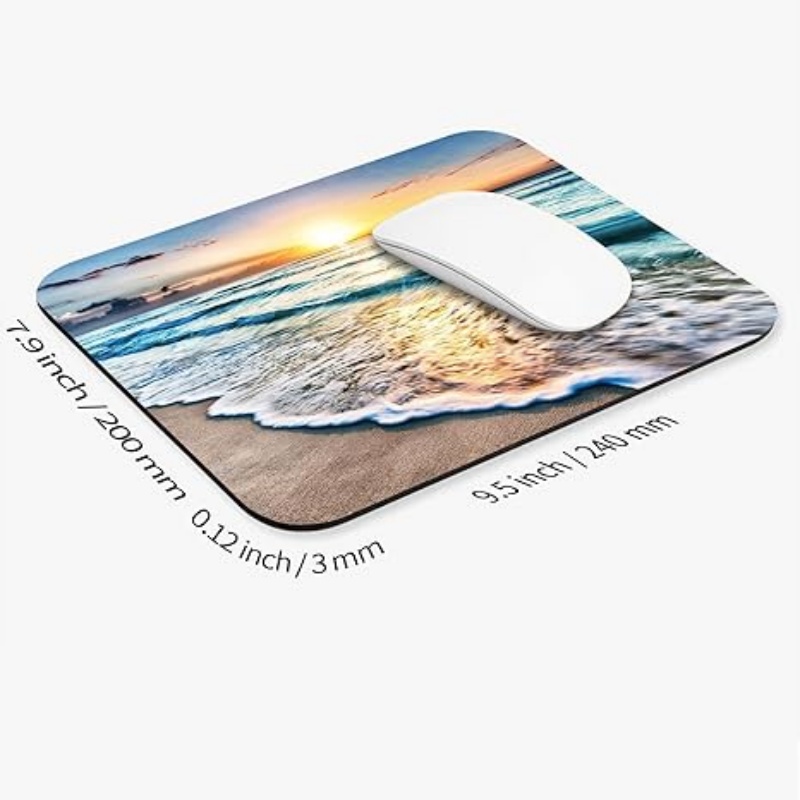 PADARTISAN Square Mouse Pad, Personalized Premium-Textured Custom Mouse Mat Design
