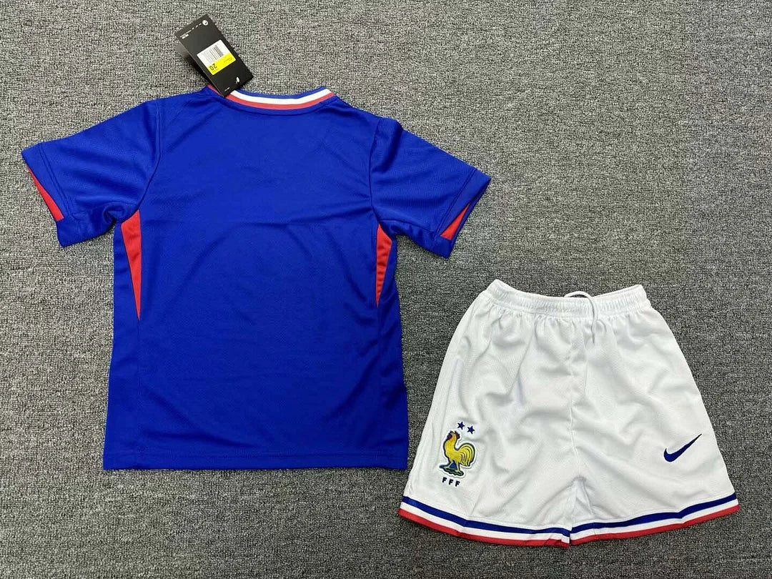 2024 Kids Size France Home Football Shirt 1:1 Thai Quality