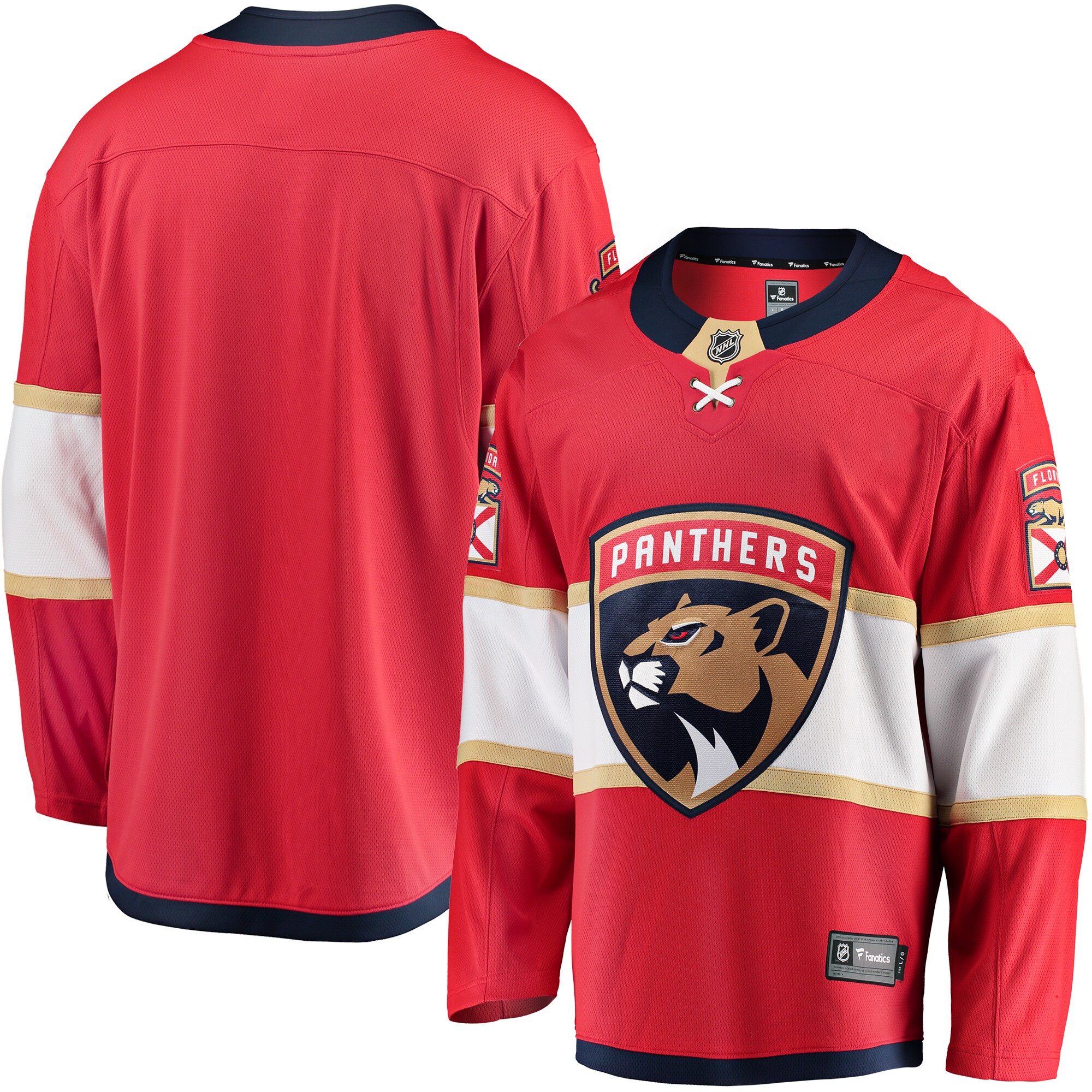 Florida Panthers Fanatics Breakaway Home Jersey – Red