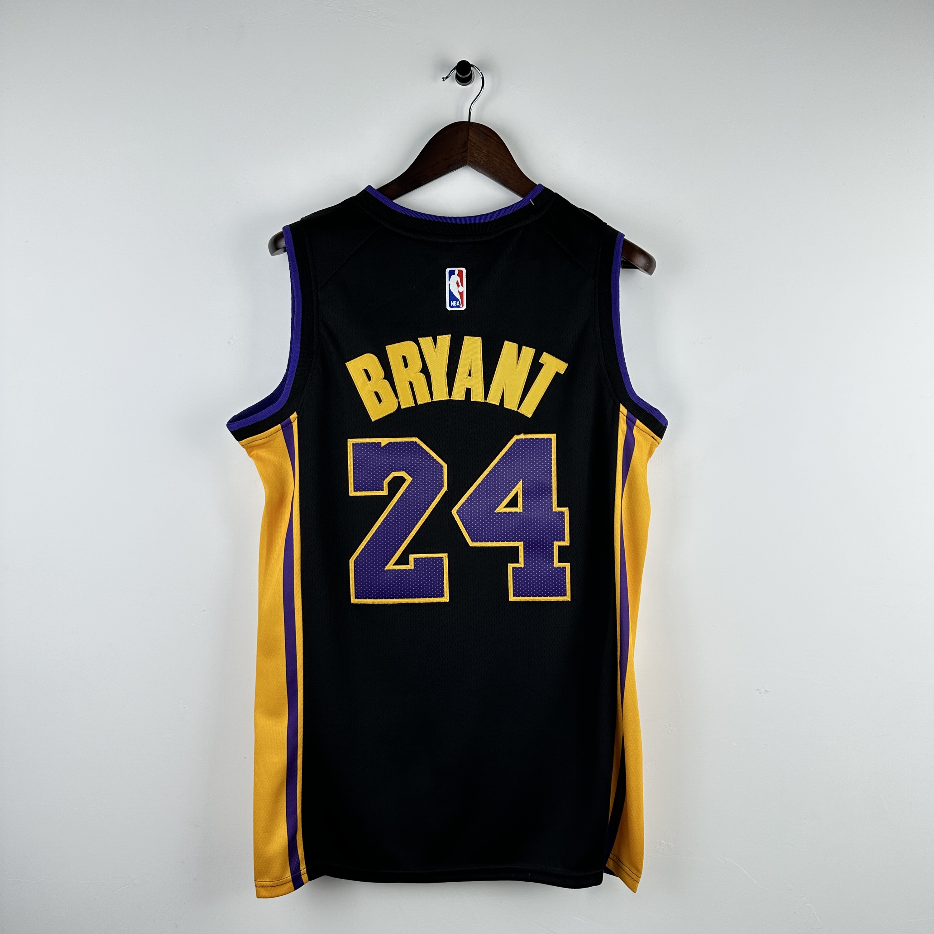 Embroidered Lakers Retired Black No. 24 Kobe