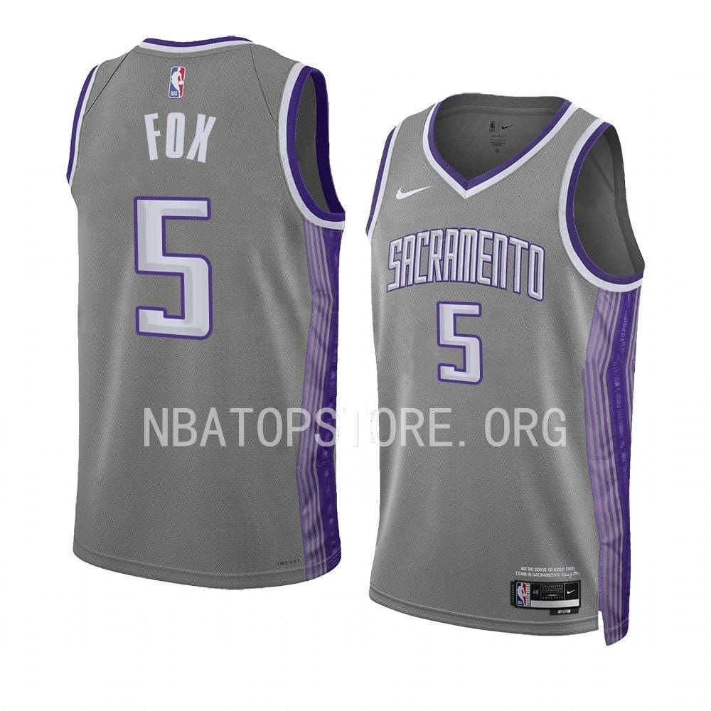 De'Aaron Fox Sacramento Kings 2022-23 City Edition Jersey