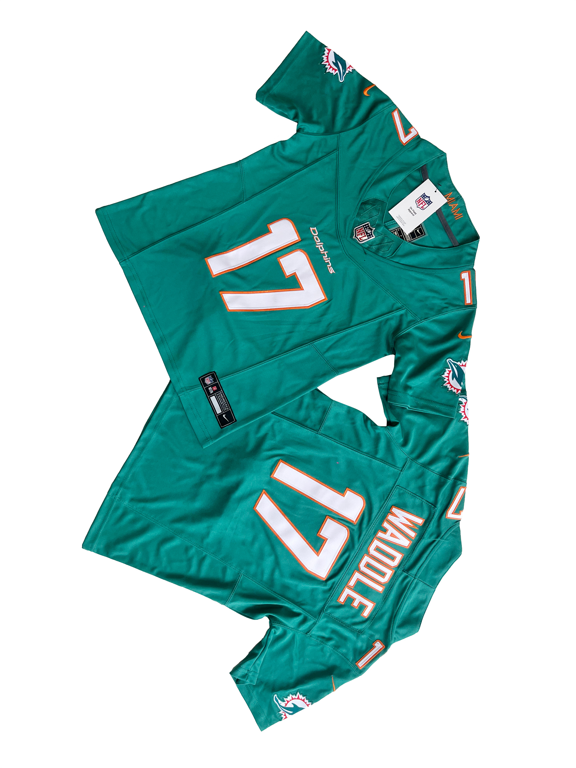 Youth Miami Dolphins 17# Jaylen Waddle Vapor F.U.S.E. Limited Jersey