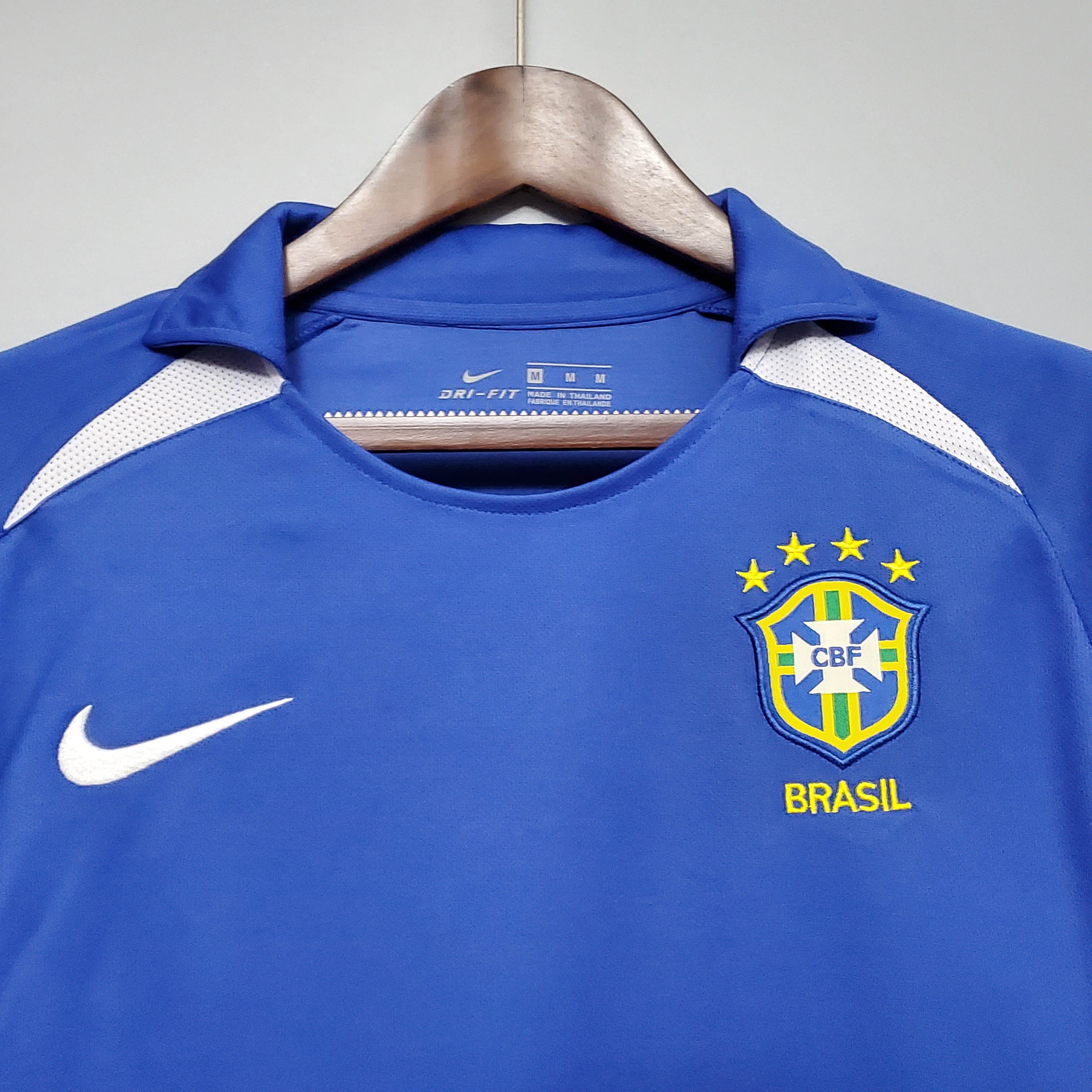 2002 Retro Brazil Away Soccer Jersey - Fans Edition