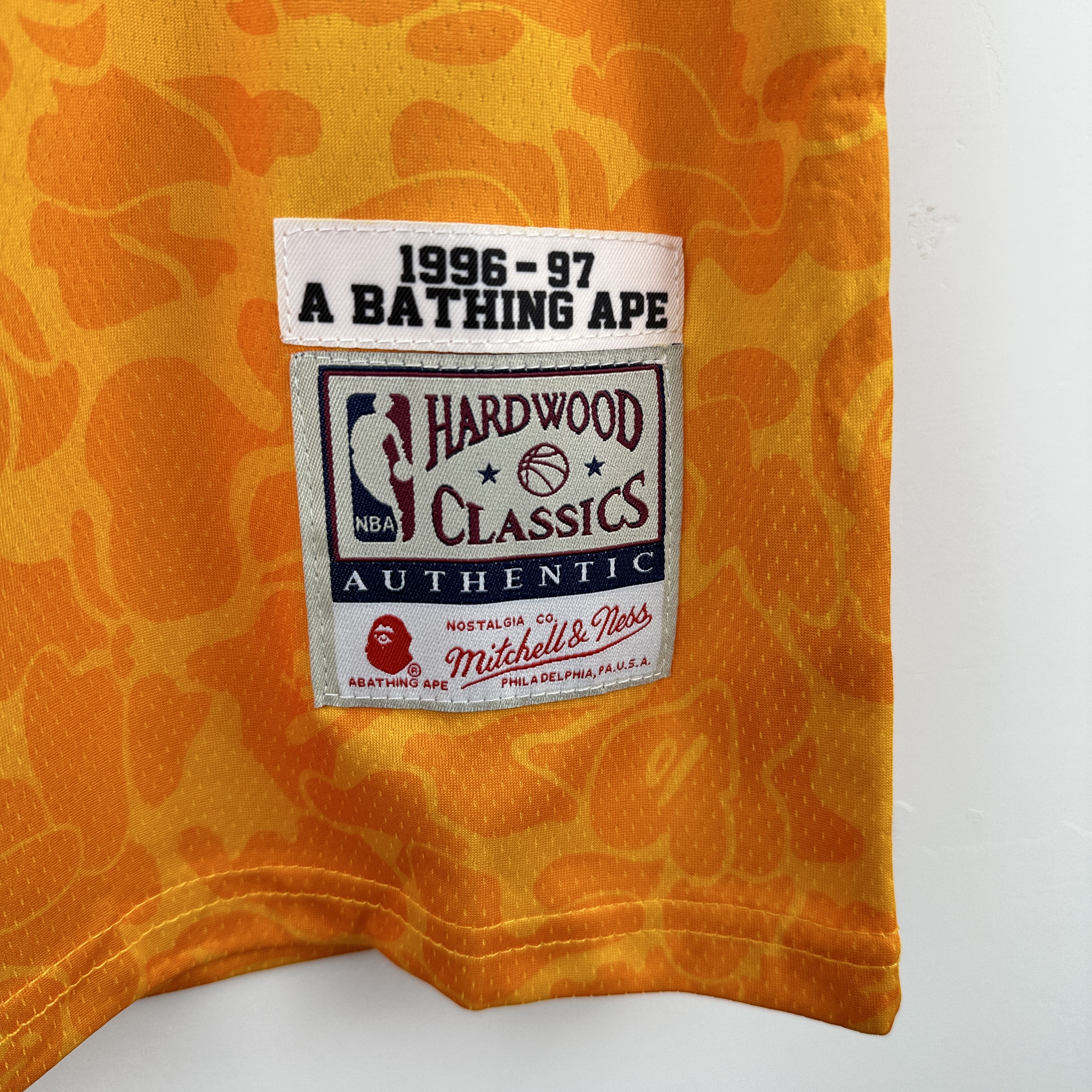 Embroidered BAPE & MN Retro Jersey Lakers Ape Head