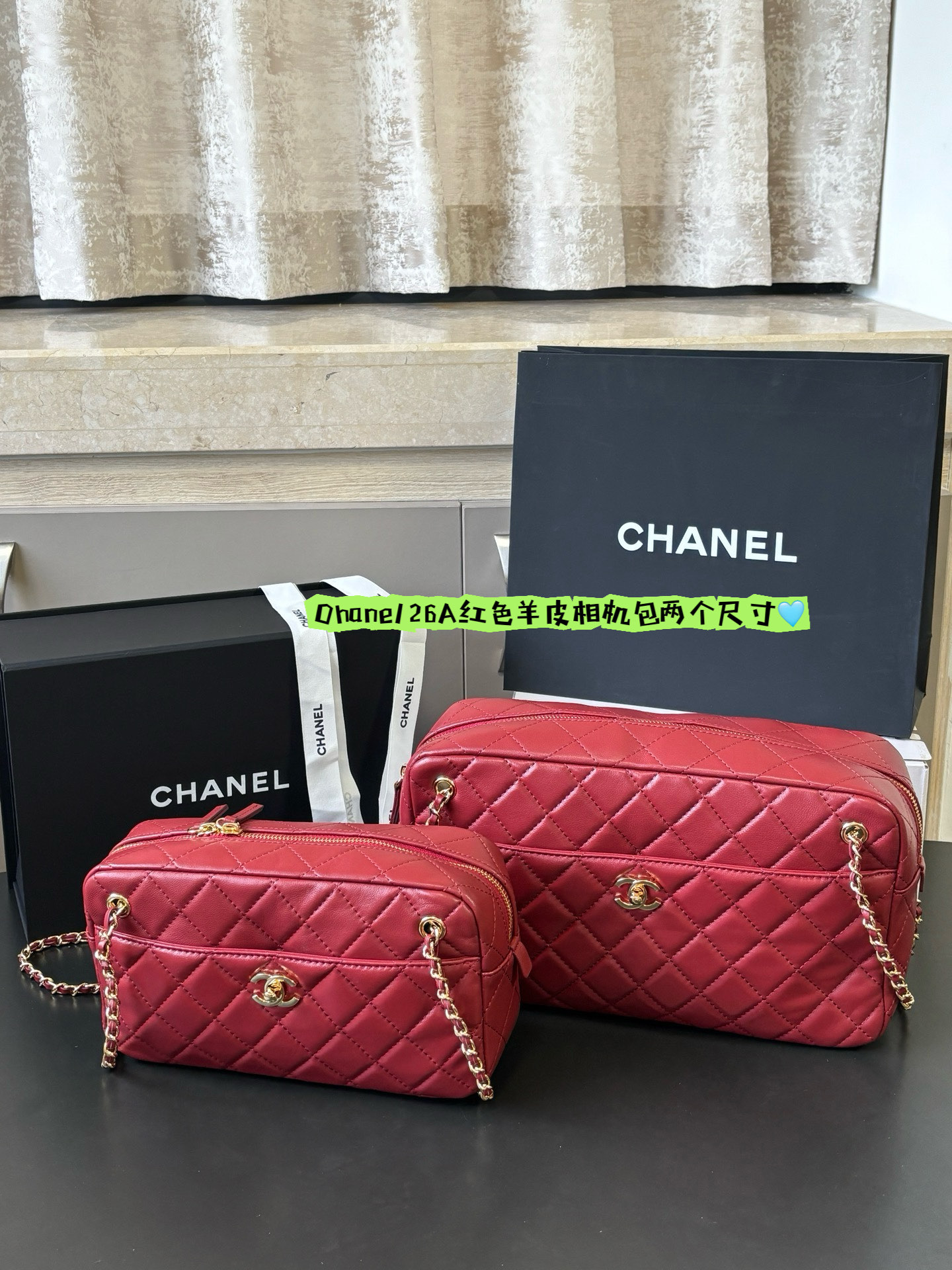 Chanel 26A Quilted Camera Bags