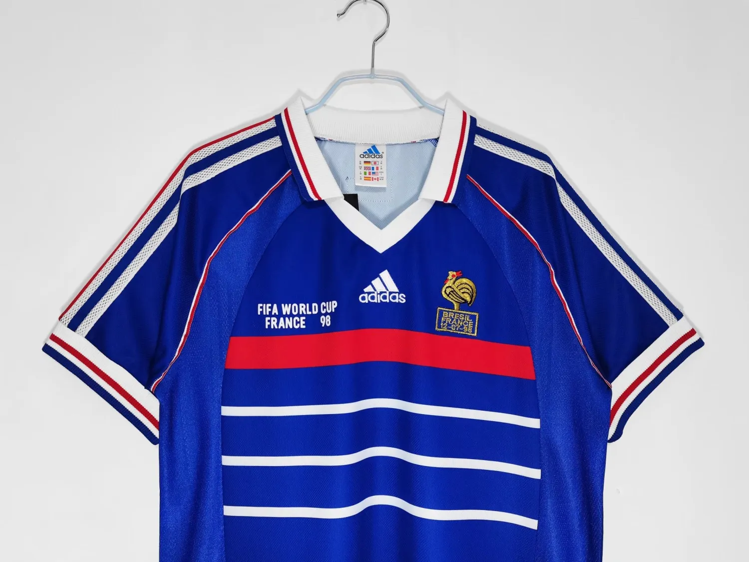 1998 France home retro jersey 1:1 Thai quality
