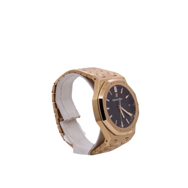 【Super Clone】Audemars Piguet Royal Oak Selfwinding, 41mm, 18k Rose Gold, Black Dial, 15500OR.OO.1220OR.01