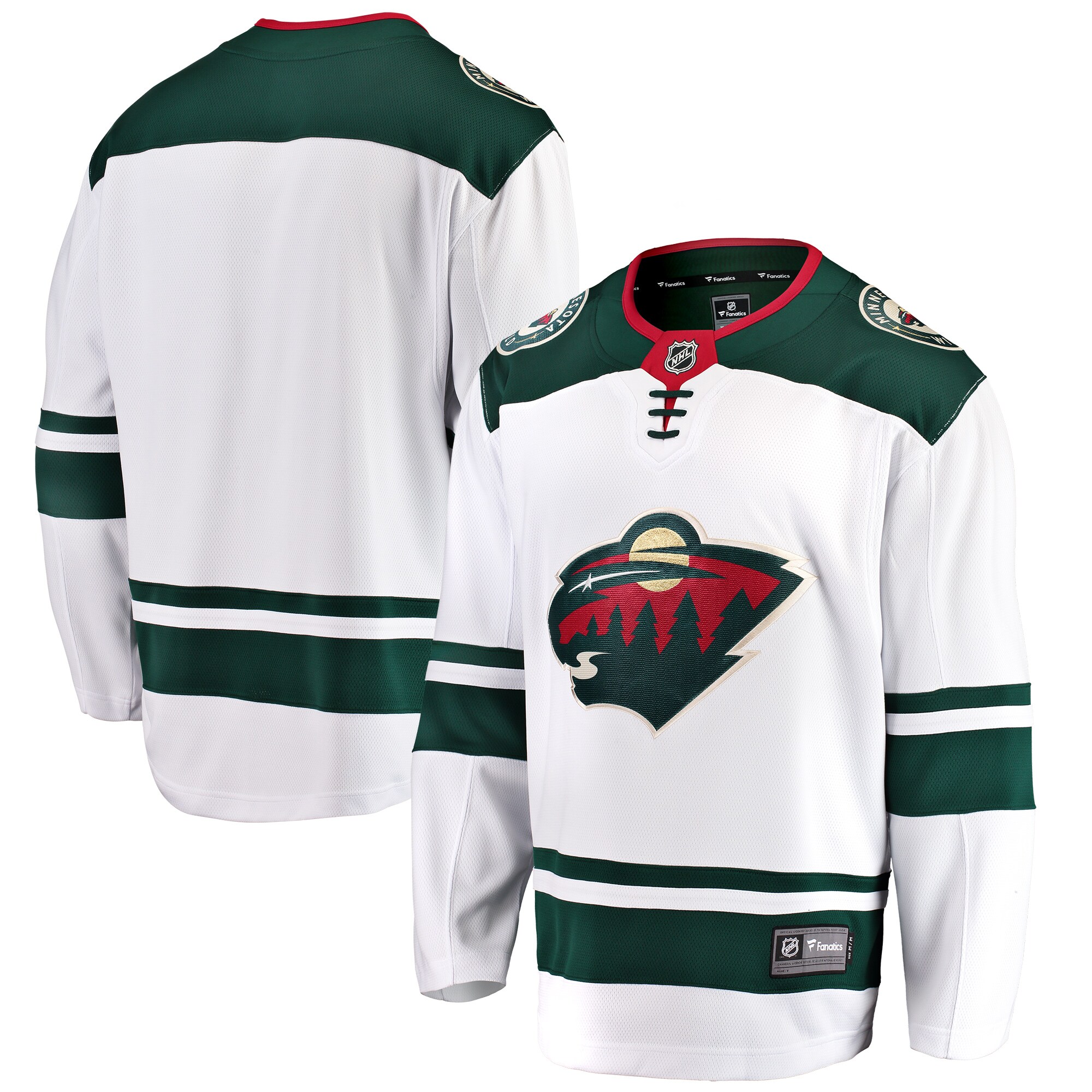 Minnesota Wild Fanatics Breakaway Away Jersey – White