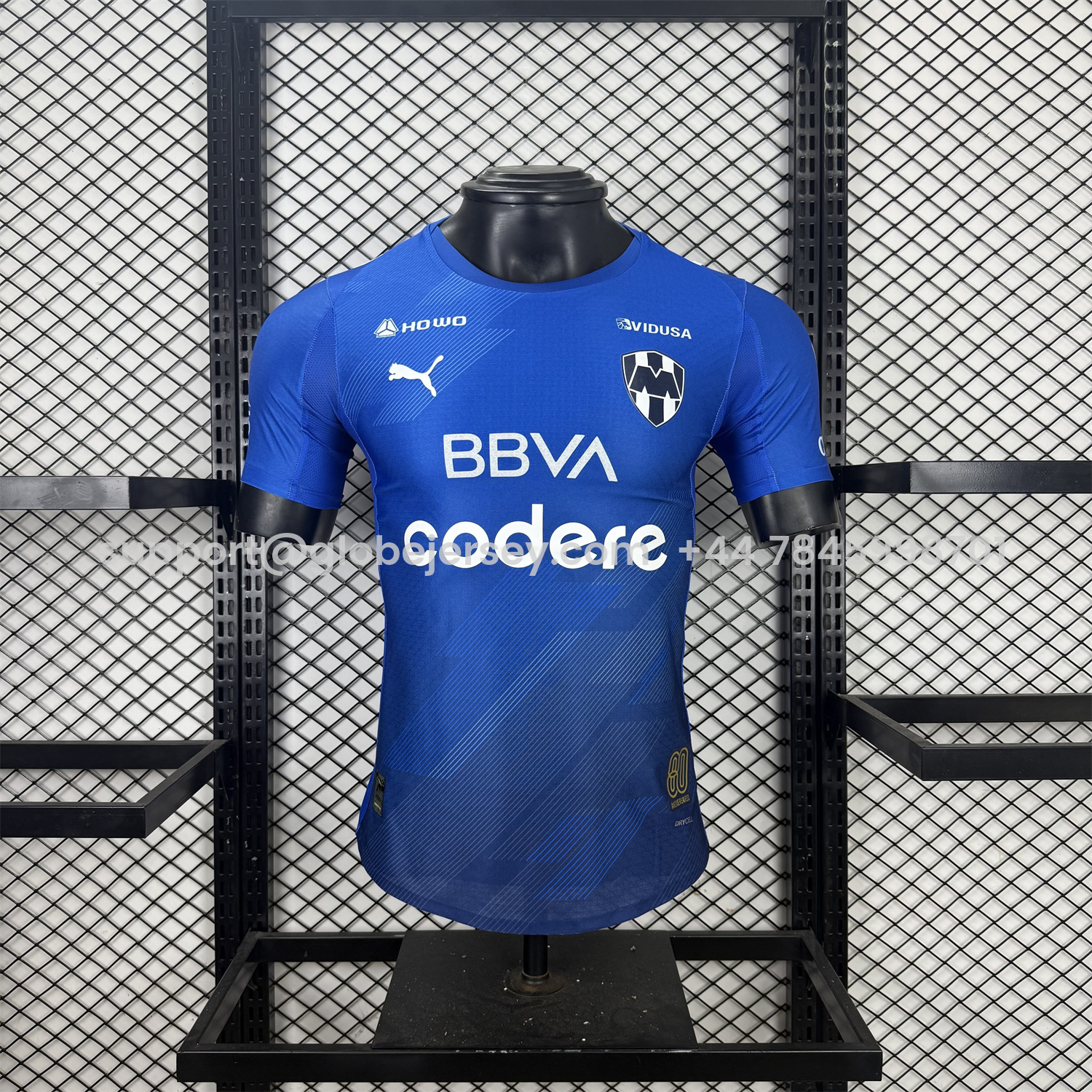 Rayados Monterrey 25-26 Third Blue Jersey - Player Version
