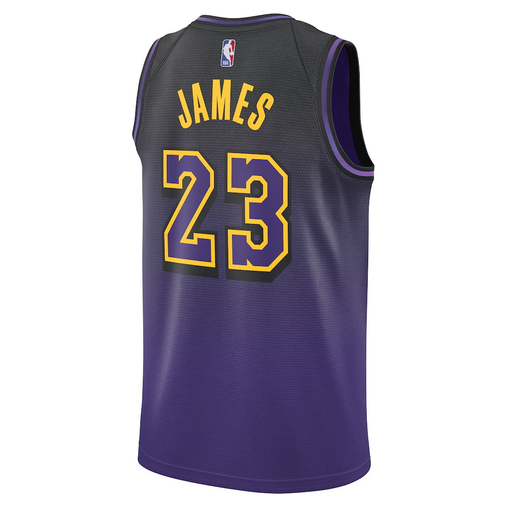 Los Angeles Lakers LeBron James Purple 2024/25 Swingman  Jersey - City Edition